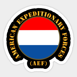 American Expeditionary Forces (AEF) - SSI X 300 Sticker